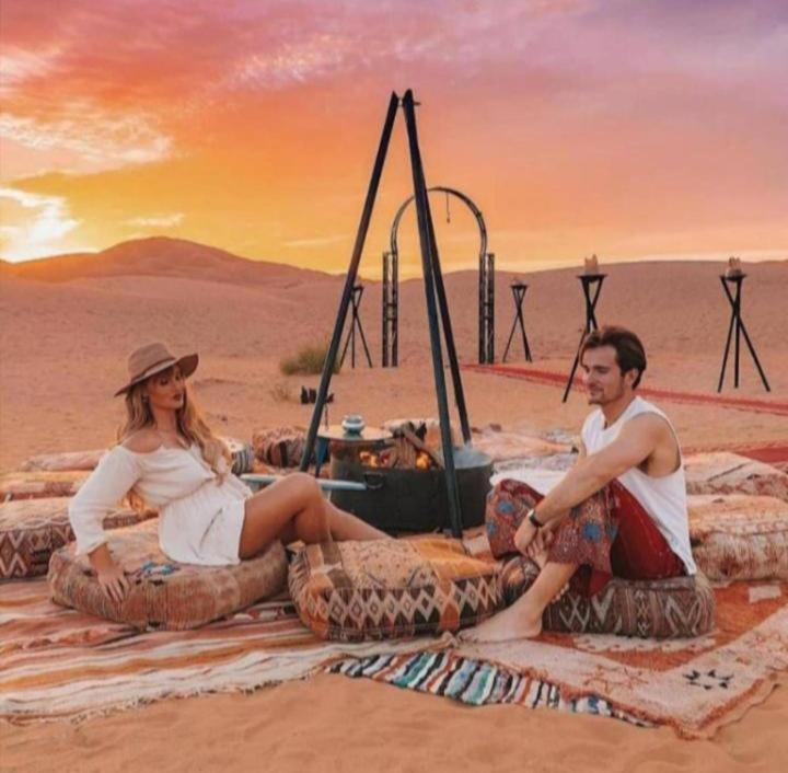 Sahara Dunes Luxury Camp مرزوكة المظهر الخارجي الصورة